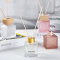Factory Wholesale Large Capacity Custom Color and logo Square Reed Diffuser Bottle