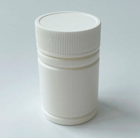 25ml 25CC 30ml 1 oz 1 Ounce Natural HDPE Plastic Wide Mouth Packer Bottles White Screw Top Cap for Capsule Pill Pharma Packaging