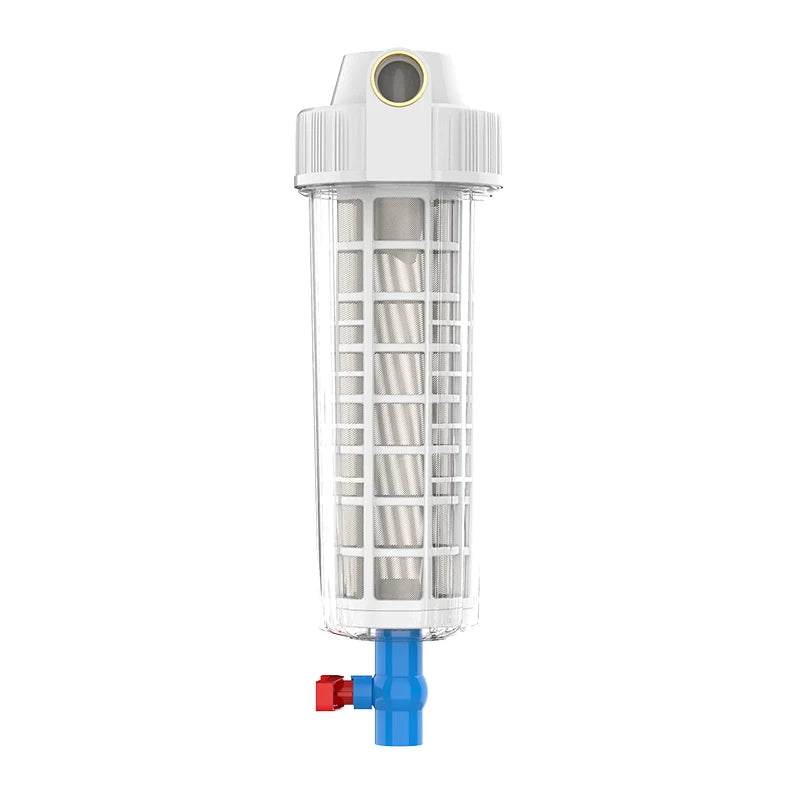 Portable All-Copper Manual Central Household Water Purifier Whole-Home Water Filter Backwashing Feature Tap Water Prefilter