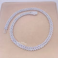 Hot Selling Pass Diamond Tester 7mm 8mm 10mm Pass Diamond Tester  Iced Out Hip Hop  VVS1 Moissanite Cuban Chain Necklace