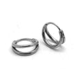 Dainty Minimalist Jewelry Ear Ring Women Accessories Tarnish Free Stainless Steel Layer Hoop Earring