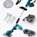 Electric Weed Wacker Cordless 21V Weed Cordless Eater Battery Powered with 2 * 4.0 Batteries & Charger hay Mower Weed Mower