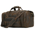 RTS Vintage Crazy-Horse Leather Travel Duffel Bag Large Capacity Weekender Handbag Strong Waterproof Durable Luxury Messenger MegaBDM