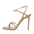 Beautiful Women Heeled Sandals Trendy Square Toe Heels Crisscross Strap Large Size Party Summer Female Shoes