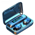 Factory Price TWS 8D Bass Stereo In-ear Earbuds Handsfree Headset with Microphone Charging Case IPX7 5.0 Wireless Earphones MegaBDM