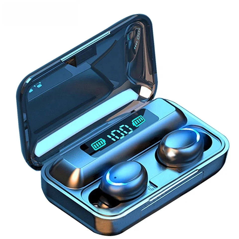 Factory Price TWS 8D Bass Stereo In-ear Earbuds Handsfree Headset with Microphone Charging Case IPX7 5.0 Wireless Earphones MegaBDM
