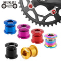 MUQZI MTB Bicycle Chain Wheel Screws Cycling Chain Ring Wheel Bolt 7075 Aluminum Alloy Road Bike Disc Screws for Crankset Parts