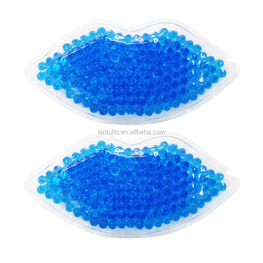 Flexible and Comfortable Lip Shape Mini Gel Ice Packs for Any Body Part for Athletes