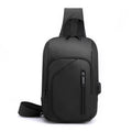 Marksman Fashion Front Lightweight Casual Durable USB Chest Bag for Men