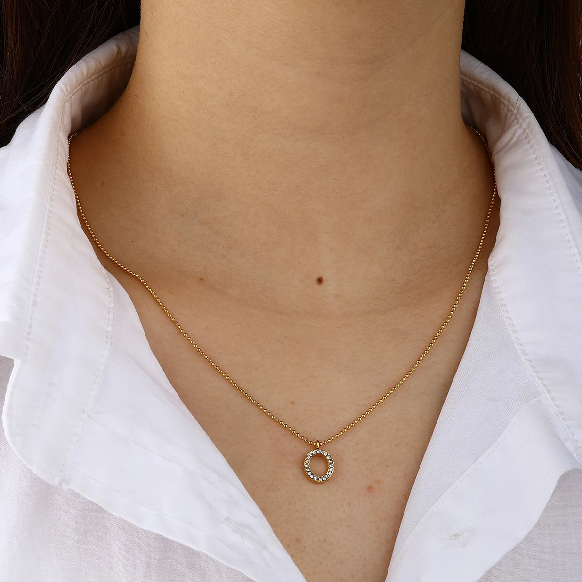 Customized Stainless Steel Pendant Digital Necklace Fashion Jewelry for Women