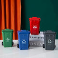 Creative Ceramic 3D Mug Trash Can Cup Recycling Bucket Shape Coffee Cup Daily Porcelain Handgrip Mug with Lid