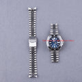 For Seiko Samurai SRPF79 SRPE33 SRPE35 SRPE37 22mm Solid Curved End Luxury Silver Jubilee Watch Band Bracelet Strap
