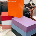 Stock (OEM Accepted) High Quality Solid Color Rectangular Magnetic Folding Box Clamshell Box Gift Box Packaging Foldable