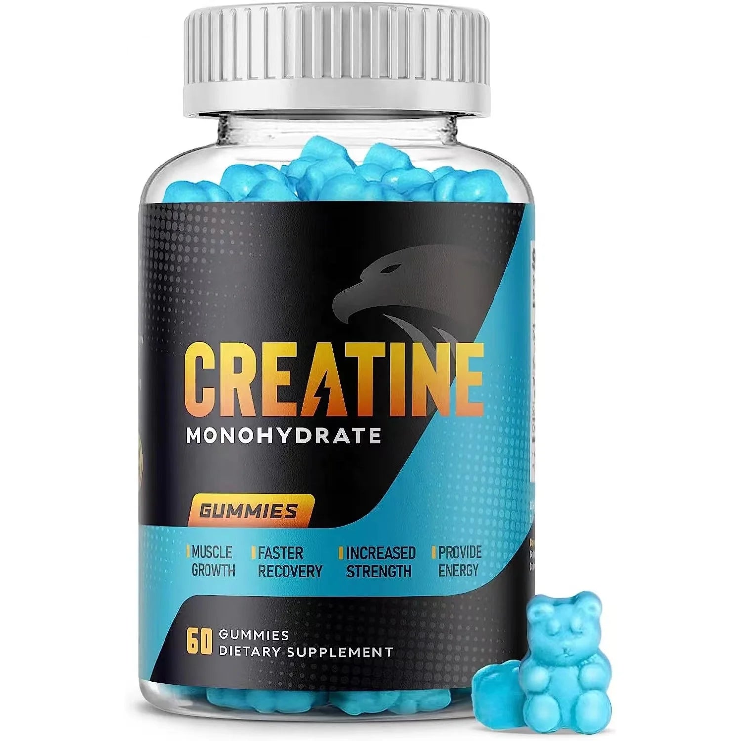OEM Private Label Pre Workout Supplement Creatine Monohydrate Energy Gummy Creatine Gummies for Muscle Growth