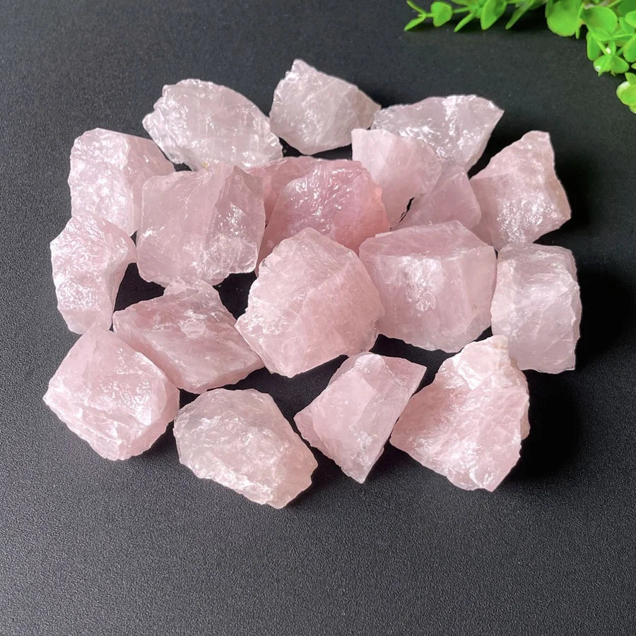 Wholesale Natural Pink Rose Crystal Quartz Rough Healing Stone Raw Rose Quartz