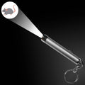 Mini Portable LED Flashlight Metal Keychain Printed Cartoon Logo for Education Camping Parties Advertising Promotional Gifts