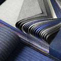 100% -Wool Spot Goods Worsted Merino Luxury Wool/Polyester Italian Suiting Fabric Suiting Fabric Men Suits