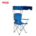 WOQI OEM Factory Camping Chair with Shade Portable Carrying Bag Headrest for Travel Hiking Fishing Outdoor