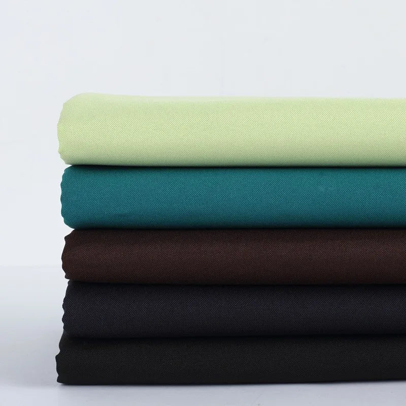 Hot Sale Cheap Price Solid Dyed Plain Woven 100% Polyester Anti-Static Breathable Mini Matt Fabric for Girls Garment Luggage