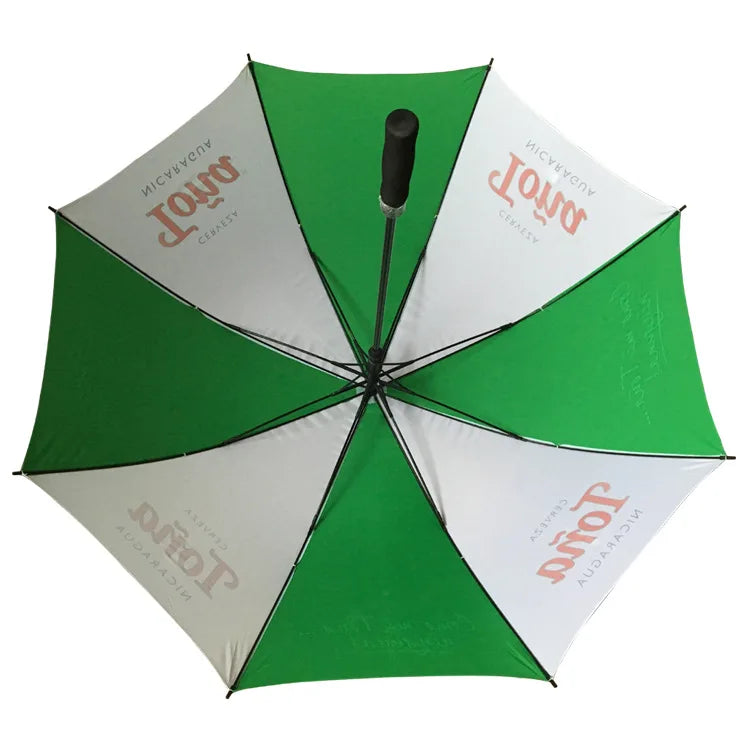 Business Gifts Brand Promotion Custom Umbrella with logo Printing Straight Golf Umbrella Windproof