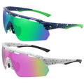 Polarized Mens Sports Sunglasses Outdoor Fishing Baseball Cycling Running Driving Sun Glasses UV400 Protection Eyewear