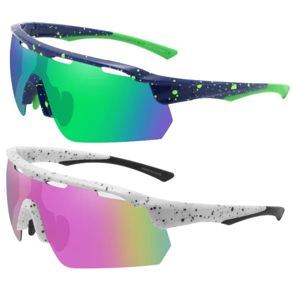 Polarized Mens Sports Sunglasses Outdoor Fishing Baseball Cycling Running Driving Sun Glasses UV400 Protection Eyewear