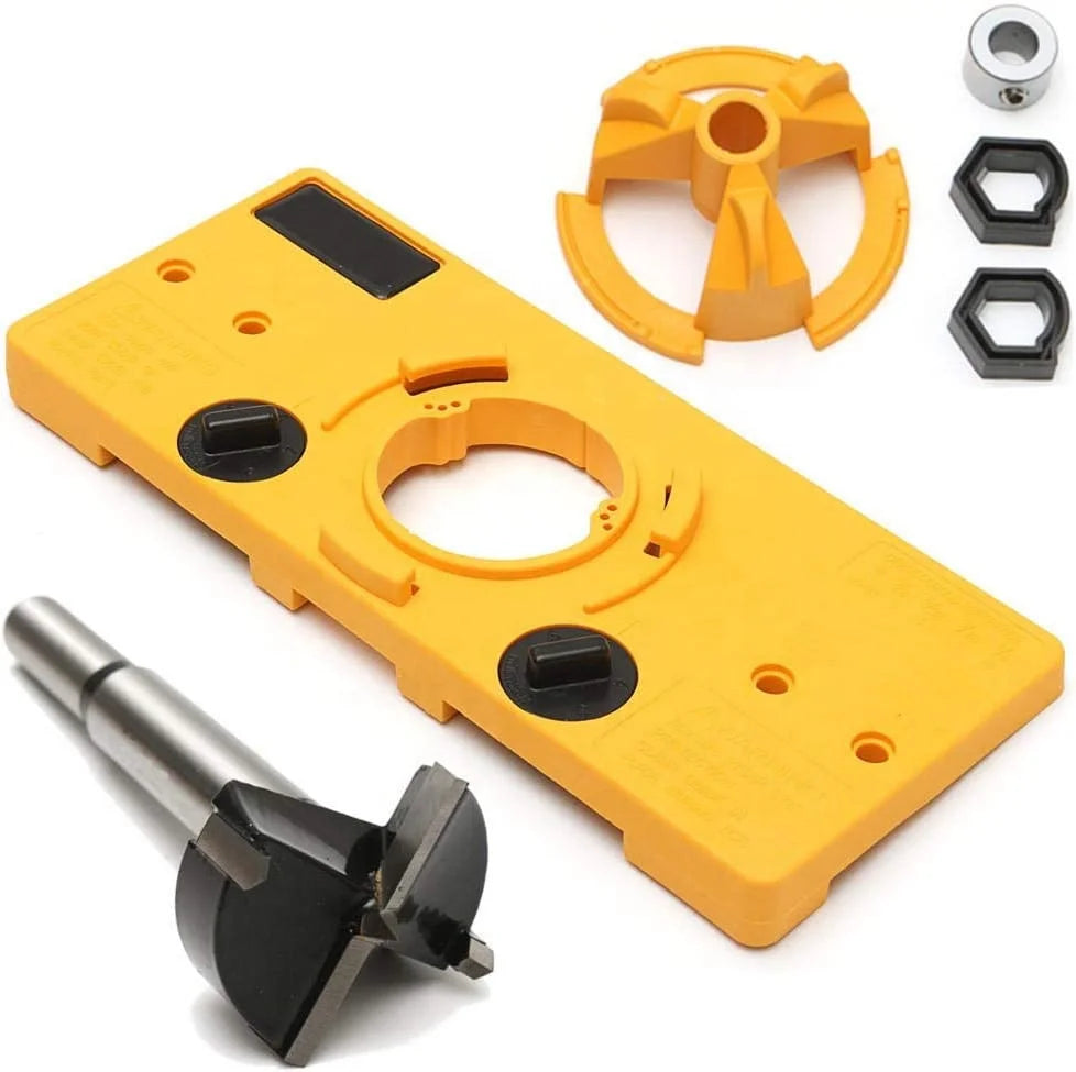 CHEVALIEROUS 35mm Hinge Drilling Jig Hole Guide Industrial DIY Woodworking Tools for Kitchen Cabinet Doors Hinge OEM ODM