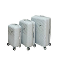Unisex Marksman Big Capacity PP Suitcase Set on Sale Zipper Closure with Spinner Caster for Long-Distance Travel