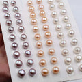 4-10mm 3A Half Drilled Hole Wholesale Real Genuine Fresh Water Pearl Cultivated Freshwater Cultured Natural Button Loose Pearl