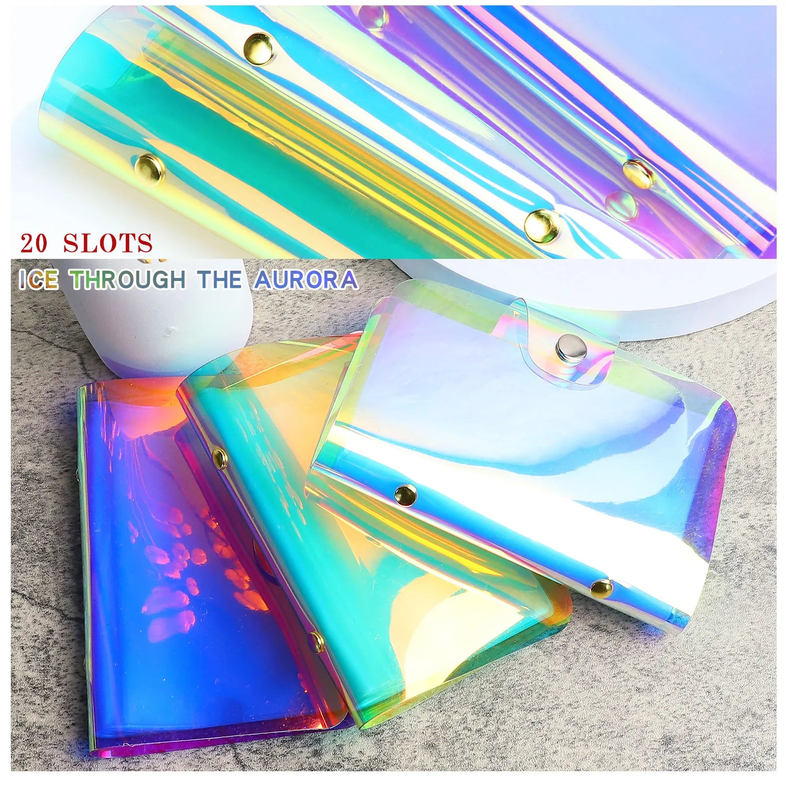 New Nail Art Print Template Aurora Color Card Holder Nail Art Rectangle Template Card Holder