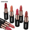 Wholesale Cosmetics Luxury Vegan Private Label Moisturizing Waterproof Long Lasting Vegan Private Label Makeup Matte Lipstick
