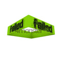 Low Prices Foldable Aluminum Alloy Tension Fabric Display Hanging Ring Ceiling Banner with Fast Shipping for Show