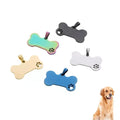 Stainless Steel Hollow Footprint Bone Dog Tag Gold Steel Color Rose Gold Black Pet ID Tag