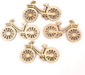 TaiLai Wooden Bicycle Ornaments DIY Handmade Bike Cutout Veneers Slices Crafts for Home Christmas Birthday Engagement Festival.