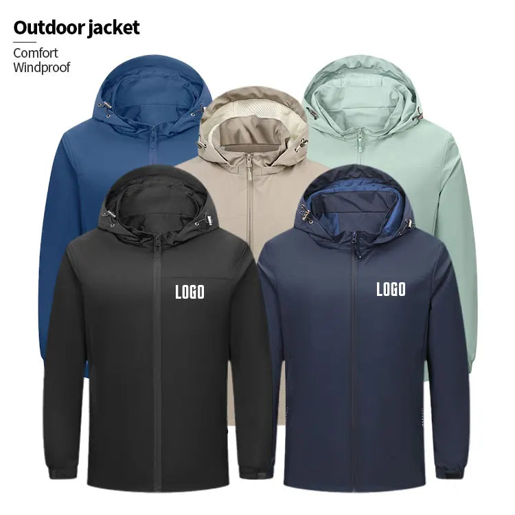 Unisex Autumn Sprint Jacket Softshell Jacket Waterproof Coat Windbreaker Men's Clothing Customized Design Men's Jackets