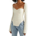 Winter Autumn High Quality Solid Color off Shoulder Sweater Sexy Women's Knitted Top Pullover Women's Sweaters