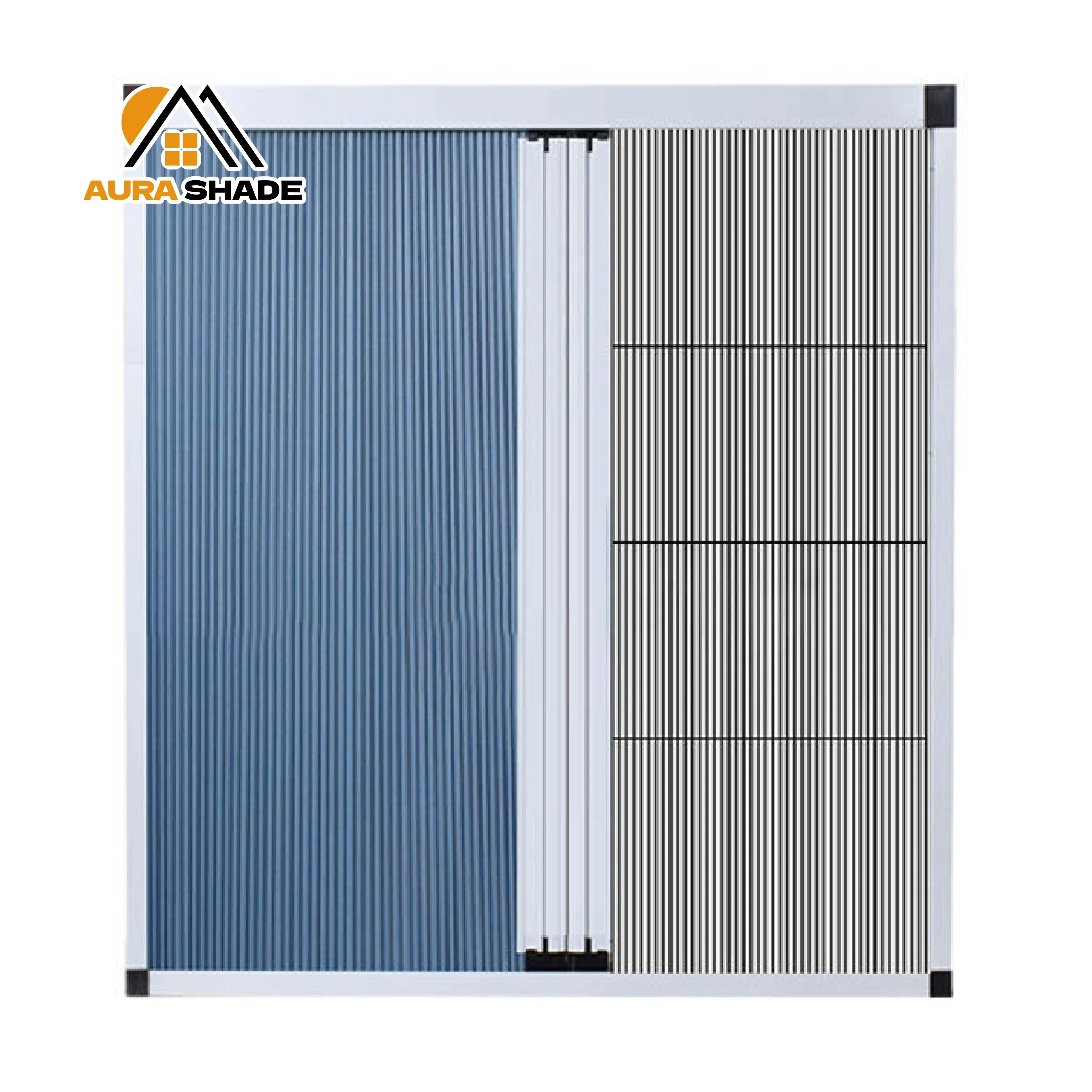 First Grade Quality 2-in-1 Dual Day/Night 30mm Honeycomb Blinds Modern Pleating Folding Insect Window Screen Quality Fabric
