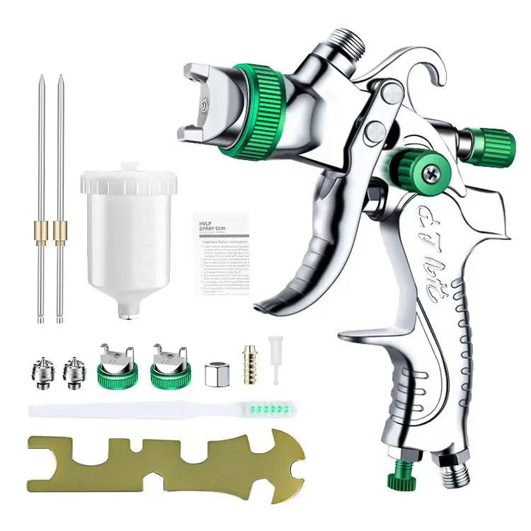 AIRGREEN 2008 HVLP Spray Gun 1.3/1.4/1.7/2.0 Multi-caliber Nozzle Spray Gun Automotive Furniture Spray Gun