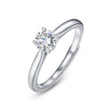 Factory Direct Sale Fine Jewelry Ring S925 Silver Ladies Wedding Diamond Moissanite Eternity Rings for Girls