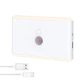 Smart Wireless USB Rechargeable Wall Night Lights With Motion Sensor Upper and Lower Glow Eyes Protect Lamp for Bedroom Drawer