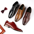 2022 Dropshipping Wholesale Britain Style Microfiber Leather Men's Oxford Dress Shoes with Pointed Toe Wedding Style
