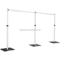 Portable 10x20ft Backdrop Stand Heavy-Duty Pipe & Drape System for Wedding Party Event Decorations Trade Show Booth