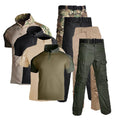 Short Sleeve Men's Tactical Frog Shirt for Outdoor Sport Uniform Shirt Frogman Camouflage Set Tactical Pant for Men