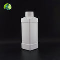 High Quality 500ml Reagent Bottle White Plastic square Reagent Bottle HDPE Spiral Mouth Liquid Water Agent Packaging Bottle
