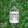NL002 Chinese Supplier Chic Vintage Style Candle Holder Metal Bird Cage Candle Holder Wedding Decoration