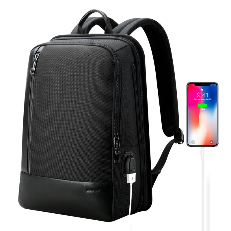 Bopai Wholesale Trending Waterproof Back Pack Antirrobo Anti Theft Smart Men Fashion Expandable Backpack
