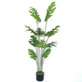 150CM 5ft Simulation Trees Decorative Plastic Monstera Trees Plastic Artificial Plants Home Decor Indoor