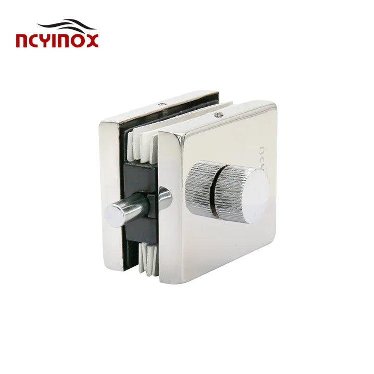 Wholesale Stainless Steel Polished Glass Door Lock Fitting Center Lock for Glass Door