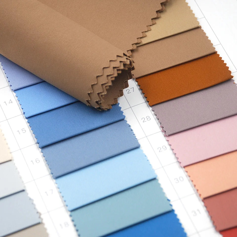 Wholesale 180gsm Dyed Color Woven Spun 100% Polyester Micro Twill Fabric for Dust Coat