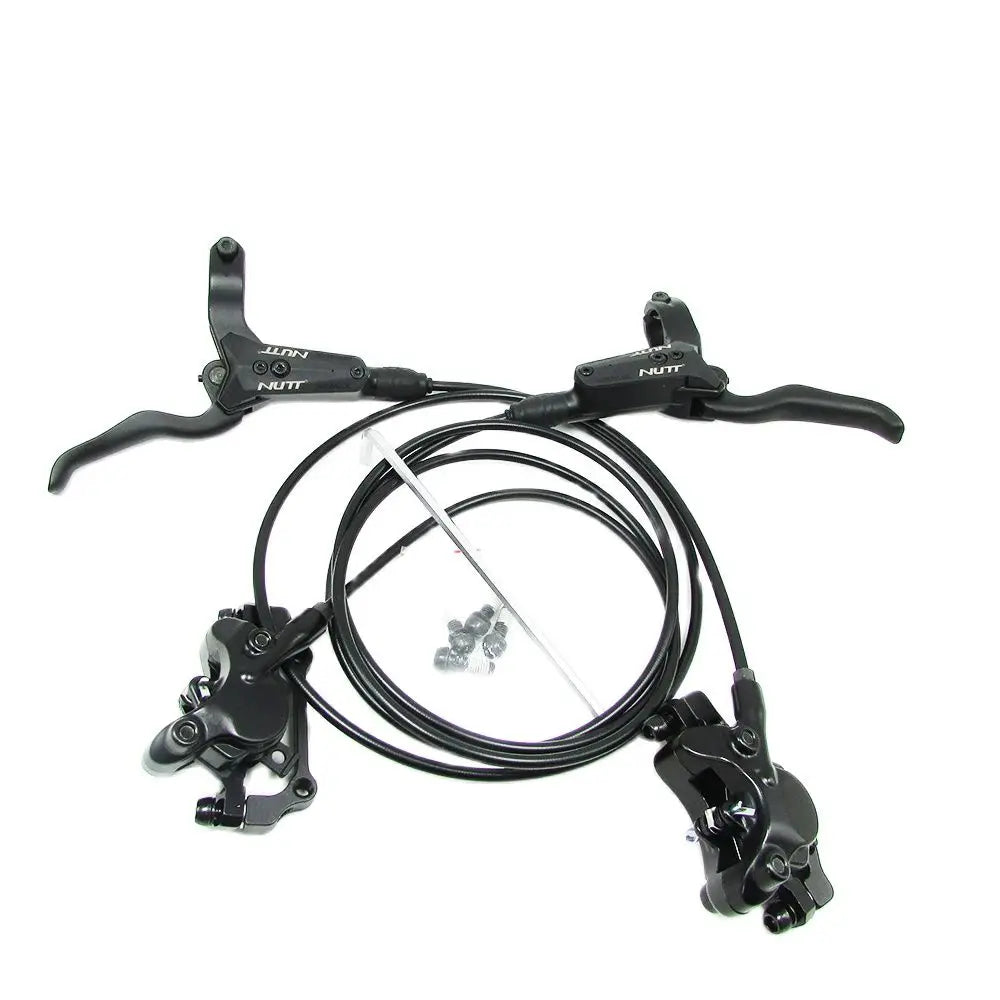 New Image NUTT MTB Bike Hydraulic Disc Brake 800/1400mm Bike Oil Pressure Brake Bicycle Clamp Mountain Bike Caliper Parts Set